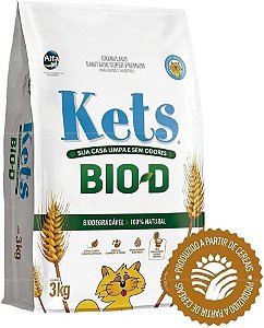 Granulado Sanitário Para Gatos Kets Bio-d 3kg