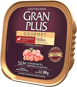 Patê Gran Plus Gourmet Cães Filhotes 300g