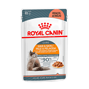 Sachê Royal Canin Hair & Skin Molho 85g