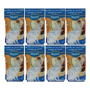 Cristais De Sílica Chalesco 1,8kg Kit 8 Sacos