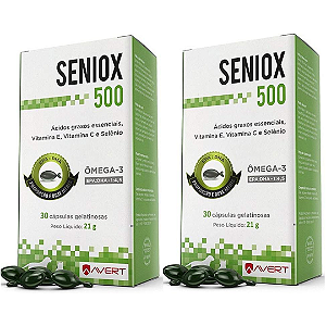 Seniox 500 mg 60 Cápsulas Kit 2 Caixas