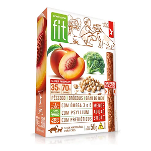 Spin Pet Fit Stick Pessego Brocolis E Grão De Bico 50g