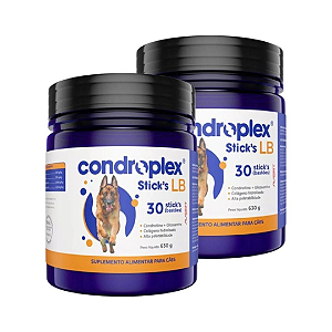 Condroplex Sticks Large Beed 30un Kit Com 2 Unidades
