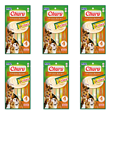 Petisco Churu Dog Para Cães Frango 56g Kit Com 6 Unidades