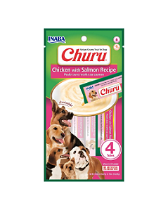 Petisco Churu Dog Para Cães Frango Com Salmão 56g