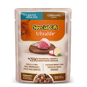 Sachê Special Cat Ultralife Adulto Cordeiro 85g