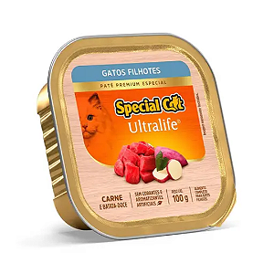 Patê Special Cat Ultralife Filhote Carne 100g