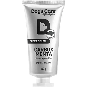 Creme Dental Cabox Menta Carvão Ativado Dog´s Care 60g