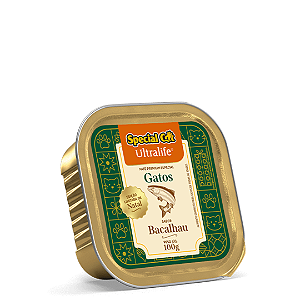 Patê Special Cat Ultralife Natal Bacalhau 100g