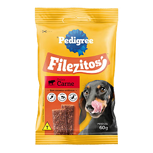 Petisco Filezitos Pedigree Carne 60g