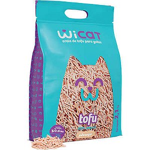 Granulado Higiênico WiCat Tofu Pêssego para Gatos 2,1kg