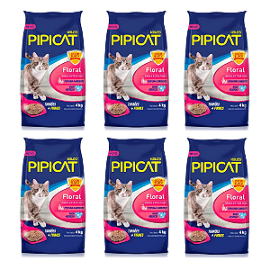 Pipicat Floral 4Kg Kit Com 6 Unidades