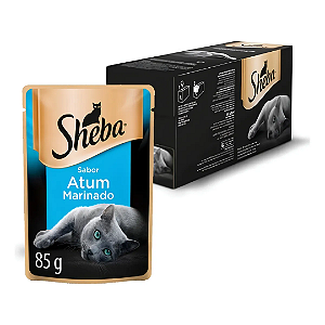 Sachê Sheba Adulto Atum Marinado 85g Kit Com 20 Unidades