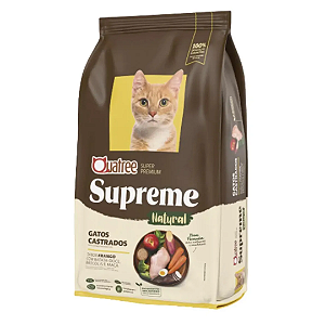 Quatree Supreme Gatos Castrados Frango 2,5kg