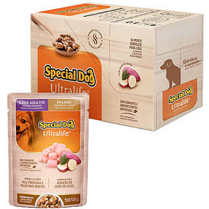 Sachê Special Dog Ultralife Raças Pequenas Adulto Frango 100g Kit Com 12 Unidades