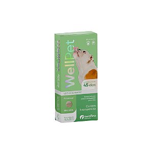 Antiparasitário Ourofino WellPet para Cães de 10,1 a 20 kg 200 mg
