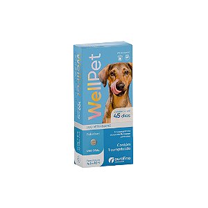 Antiparasitário Ourofino WellPet para Cães de 4,6 a 10 kg 100 mg