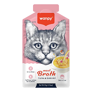 Sopa Wanpy Gato Atum e Camarão 50g