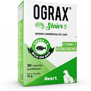 Ograx Senior 5 30 Cápsulas