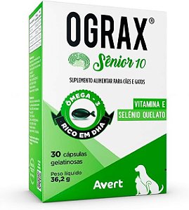 Ograx Senior 10  30 Cápsulas