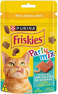 Friskies Party Mix Salmão, Camarão e Atum 80g