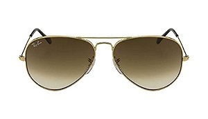 Óculos de Sol Ray-Ban Aviador Dourado Feminino / Masculino RB 3025l 001/5158