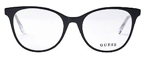 Óculos Guess Cristal Preto e Transparente GU 2734 003 51