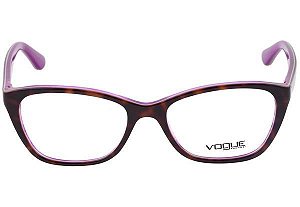 Óculos Feminino Vogue VO 2961 2019 Tartaruga com Roxo