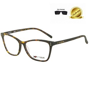 Óculos X-Treme com Clip On Duplex MA0001 C2 Hindi Tartaruga Marrom