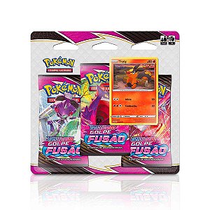 Blister Triple Pack Pokémon Espada e Escudo 8 Golpe Fusão