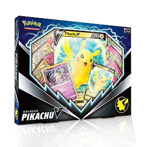 Box Pokémon Coleção Pikachu V Original - Copag