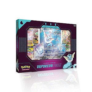 Box de Cartas Pokémon Premium Vaporeon VMAX