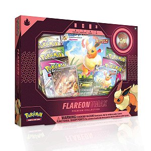 Box de Cartas Pokémon Premium Flareon VMAX