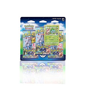 Blister Triple pack Pokémon Go - Bulbassauro