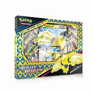Box Pokémon - Realeza Absoluta - Coleção Regieleki V