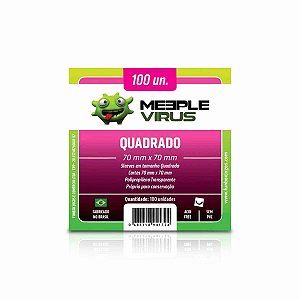 Sleeves Quadrado  - maplle BR - 70 x 70mm