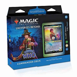 MTG Universe Beyond Doctor Who Commander Deck Inglês - Blast From The Past