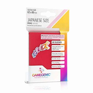 Gamegenic Prime Japanese SizedSleeves Red