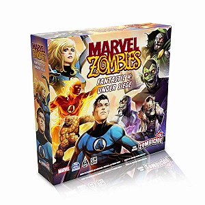 Marvel Zombies Um Jogo Zombicide Fantastic 4 Under Siege (Expansão)