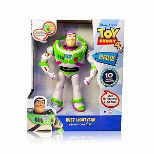 Boneco Buzz Lightyear Com 10 Frases Toy Story - Toyng