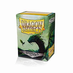 Dragon Shield Matte Sleeves Standard Size Emerald