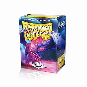 Dragon Shield Matte Sleeves Standard Size Purple