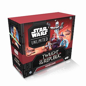 Star Wars: Unlimited - Twilight of the Republic  Pre Release Box - Inglês (Pré-Venda)