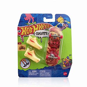 Hot Wheels Skate - Skate de Dedo + Tênis HGT46 - MATTEL
