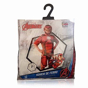 Fantasia Homem de Ferro Básica - Tamanho M