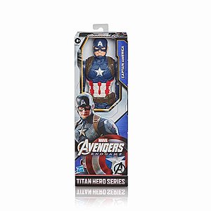Boneco Avengers Titan Hero Marvel Capitão América Hasbro