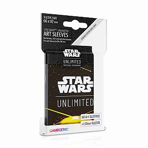 Gamegenic Star Wars Unlimited Art Sleeves Card Back Yellow