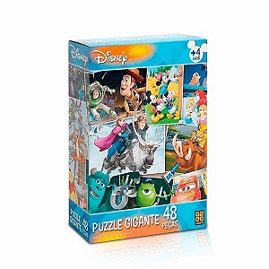 Gigante Disney Quebra-Cabeça 48 Peças - Grow