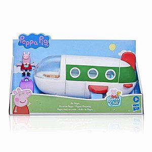 Avião De Brinquedo Da Peppa Pig E Figura Peppa Hasbro