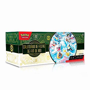 Box Pokémon Calendário De Festas De Fim De Ano Copag CERTIFICADO FSC